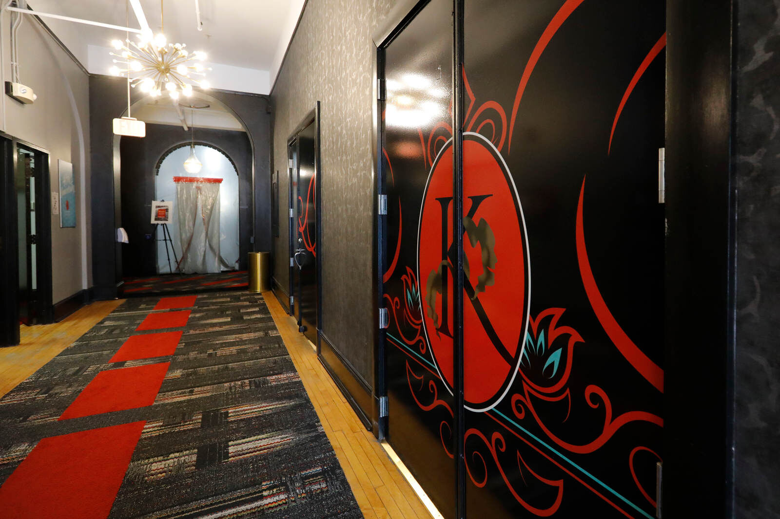 Crest at the door